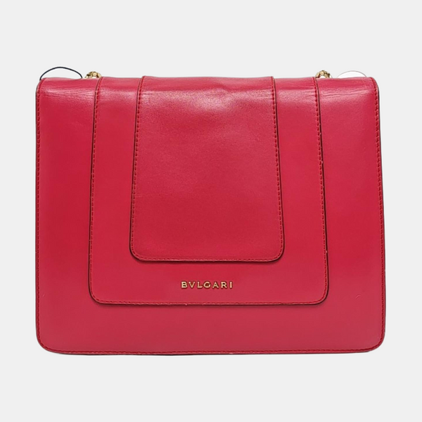 SERPENTI FOREVER Medium Quilted Calfskin Red