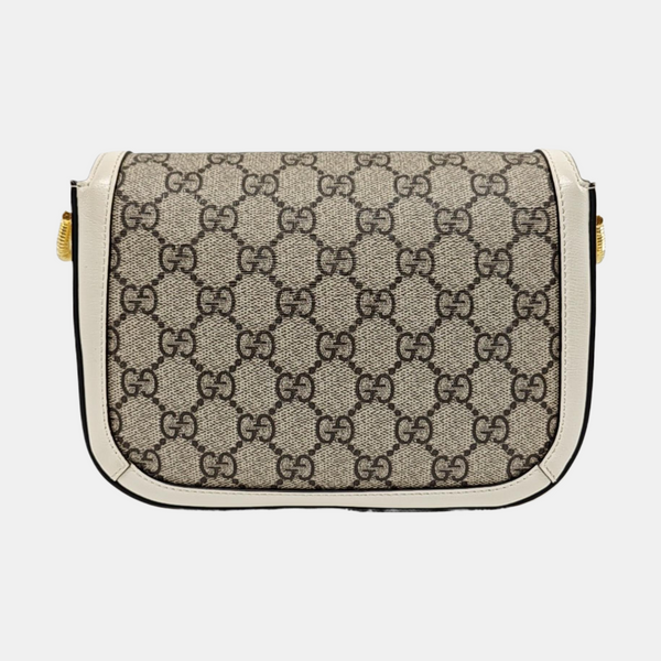 Horsebit 1955 Mini Coated Canvas Beige