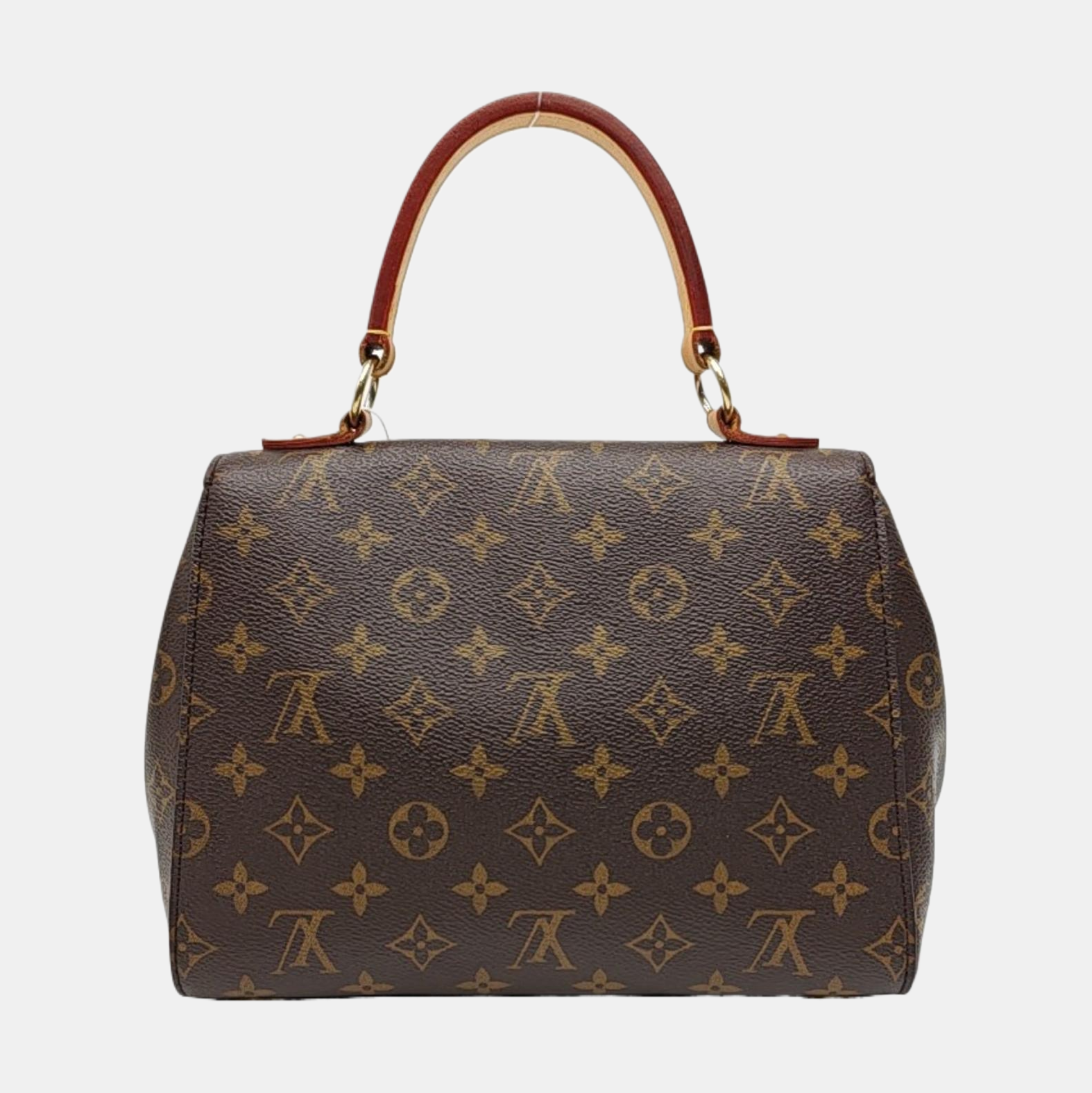 CLUNY PM Monogram Coated Canvas Brown