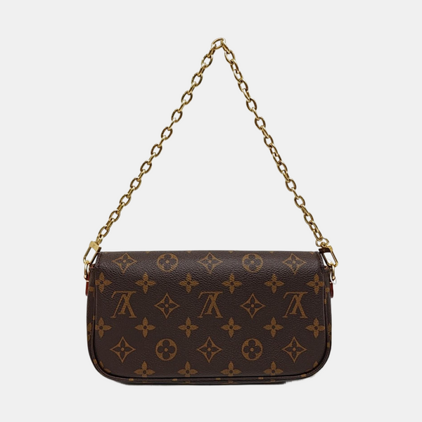 IVY Monogram Coated Canvas Brown