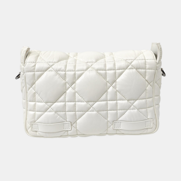 Diorcamp Small Cannage Calfskin White