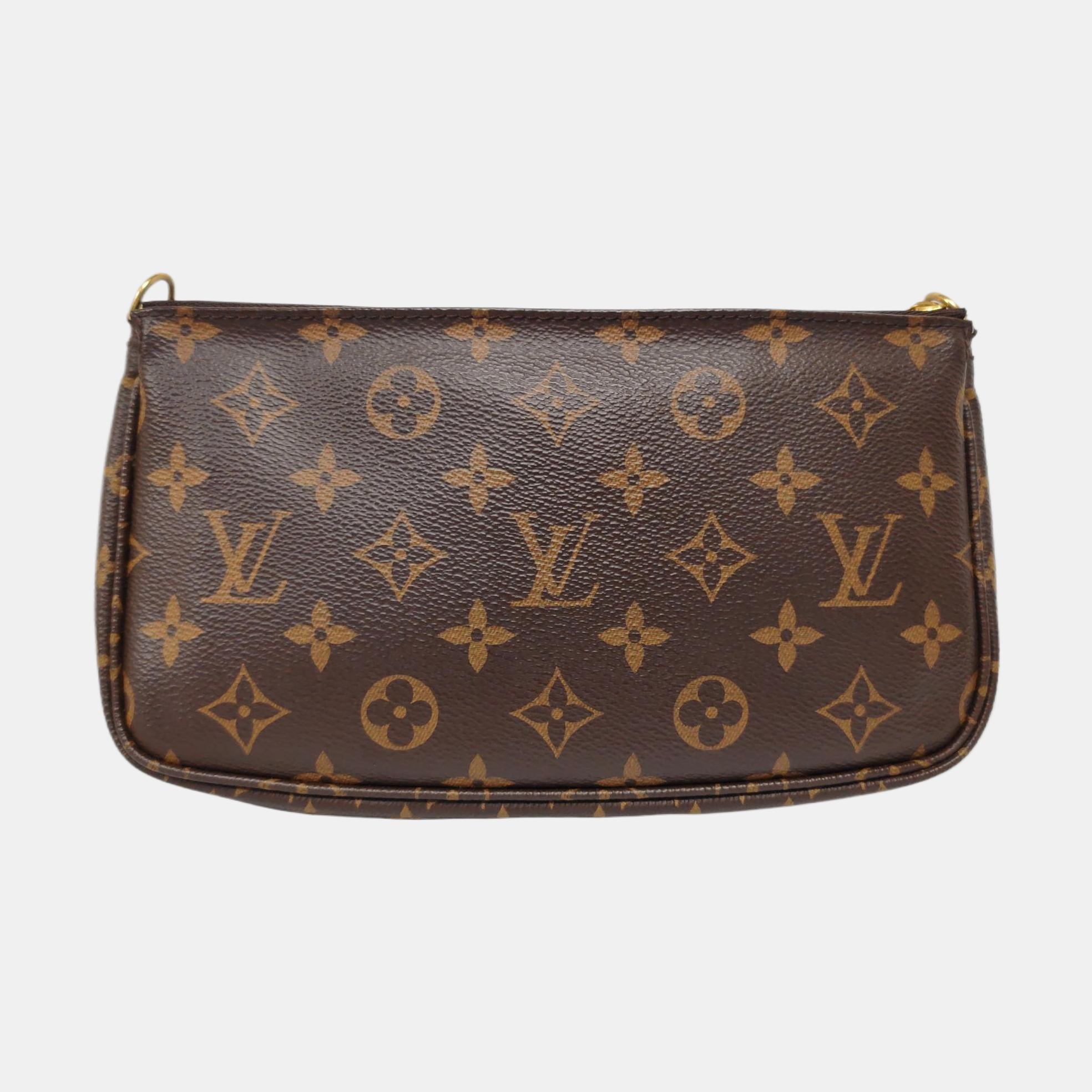 MULTI Monogram Coated Canvas Brown