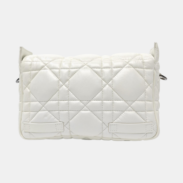 Diorcamp Small Cannage Calfskin White