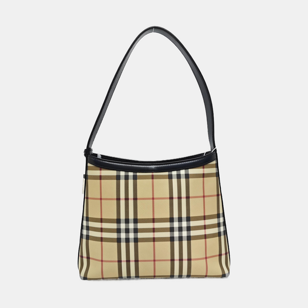 Coated Canvas Tote Bag Beige