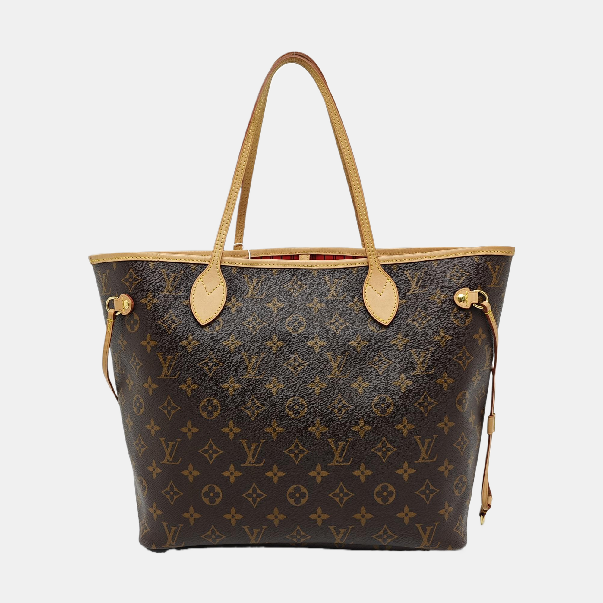 NEVERFULL MM Monogram Coated Canvas Brown