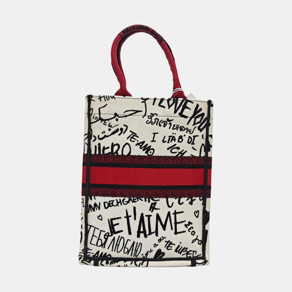 Book Tote Canvas White