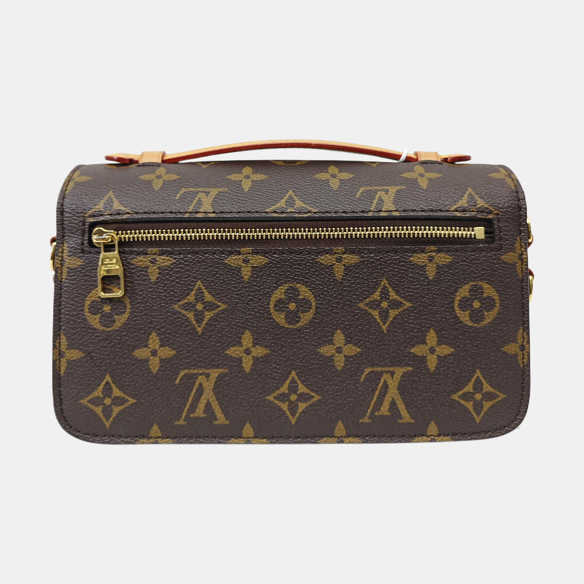 MÉTIS EAST WEST Monogram Coated Canvas Brown