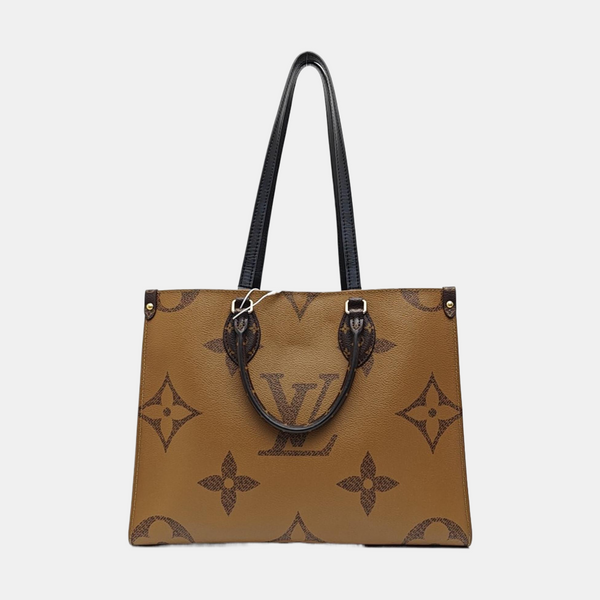 ONTHEGO MM Monogram Coated Canvas Brown