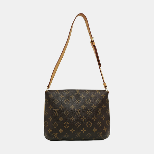 MUSETTE TANGO Monogram Coated Canvas Brown