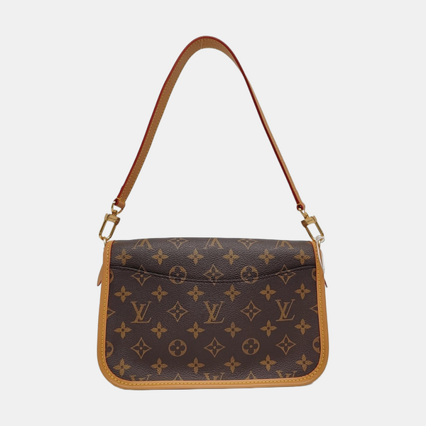 DIANE Monogram Coated Canvas Brown