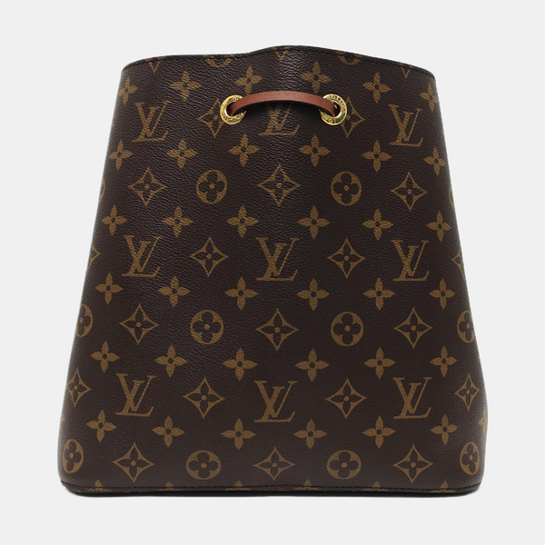 NÉONOÉ MM Monogram Coated Canvas Brown