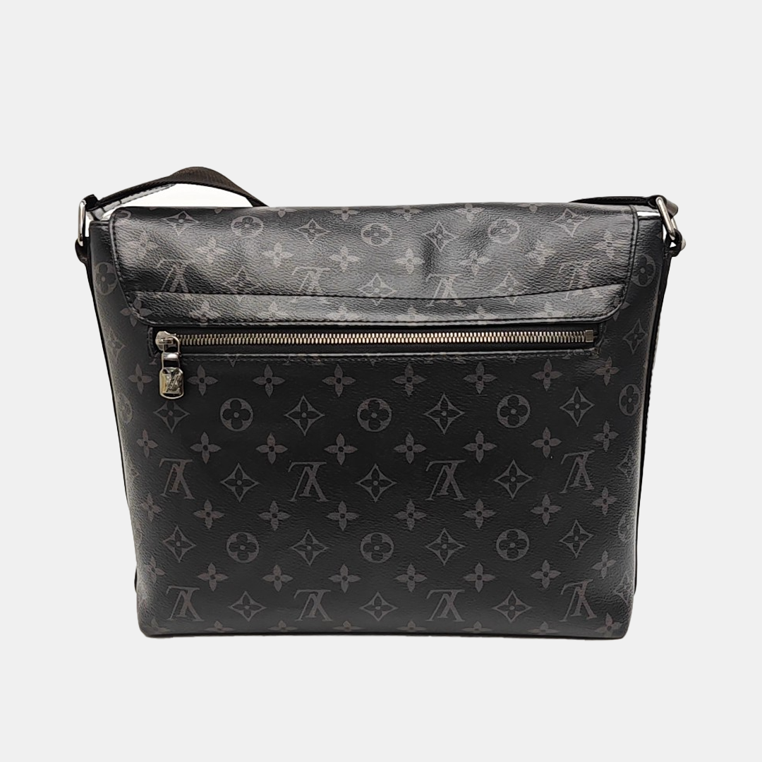 DISTRICT MM Monogram Coated Canvas Black