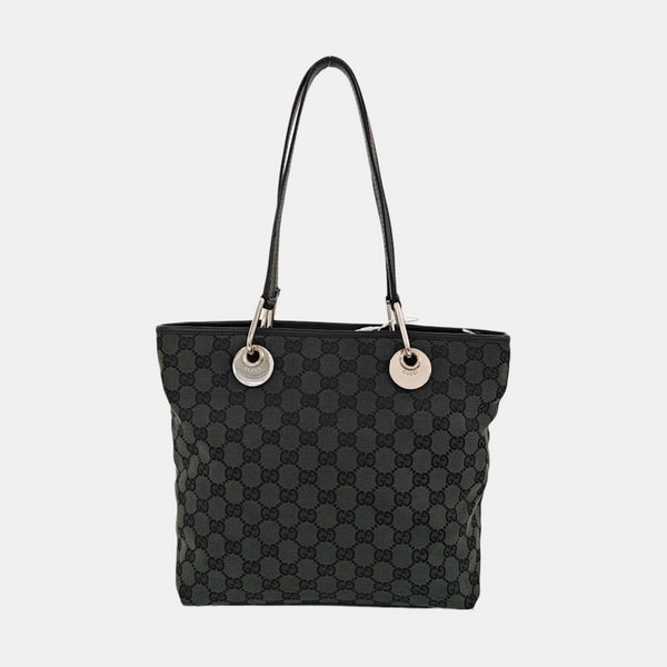 Monogram Canvas Top Handle Bag Green