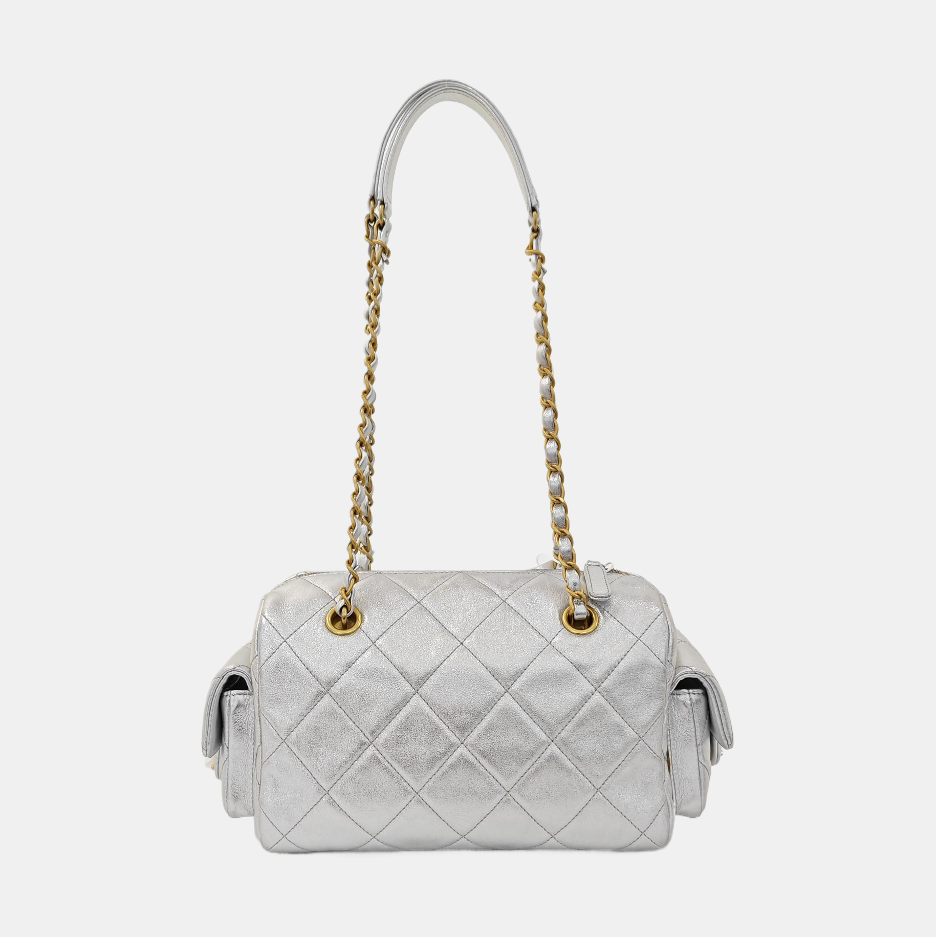 Quilted Calfskin Silver
