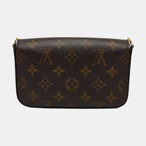FÉLICIE Monogram Coated Canvas Brown