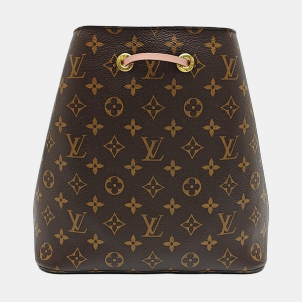 NÉONOÉ MM Monogram Coated Canvas Brown