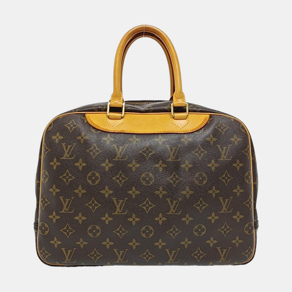DEAUVILLE MM Monogram Coated Canvas Brown