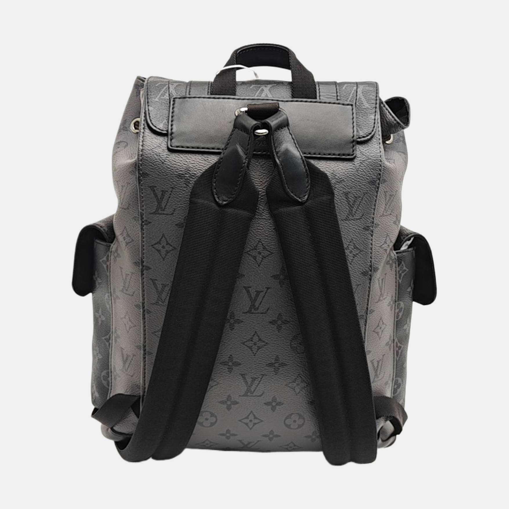 CHRISTOPHER PM Monogram Coated Canvas Gray