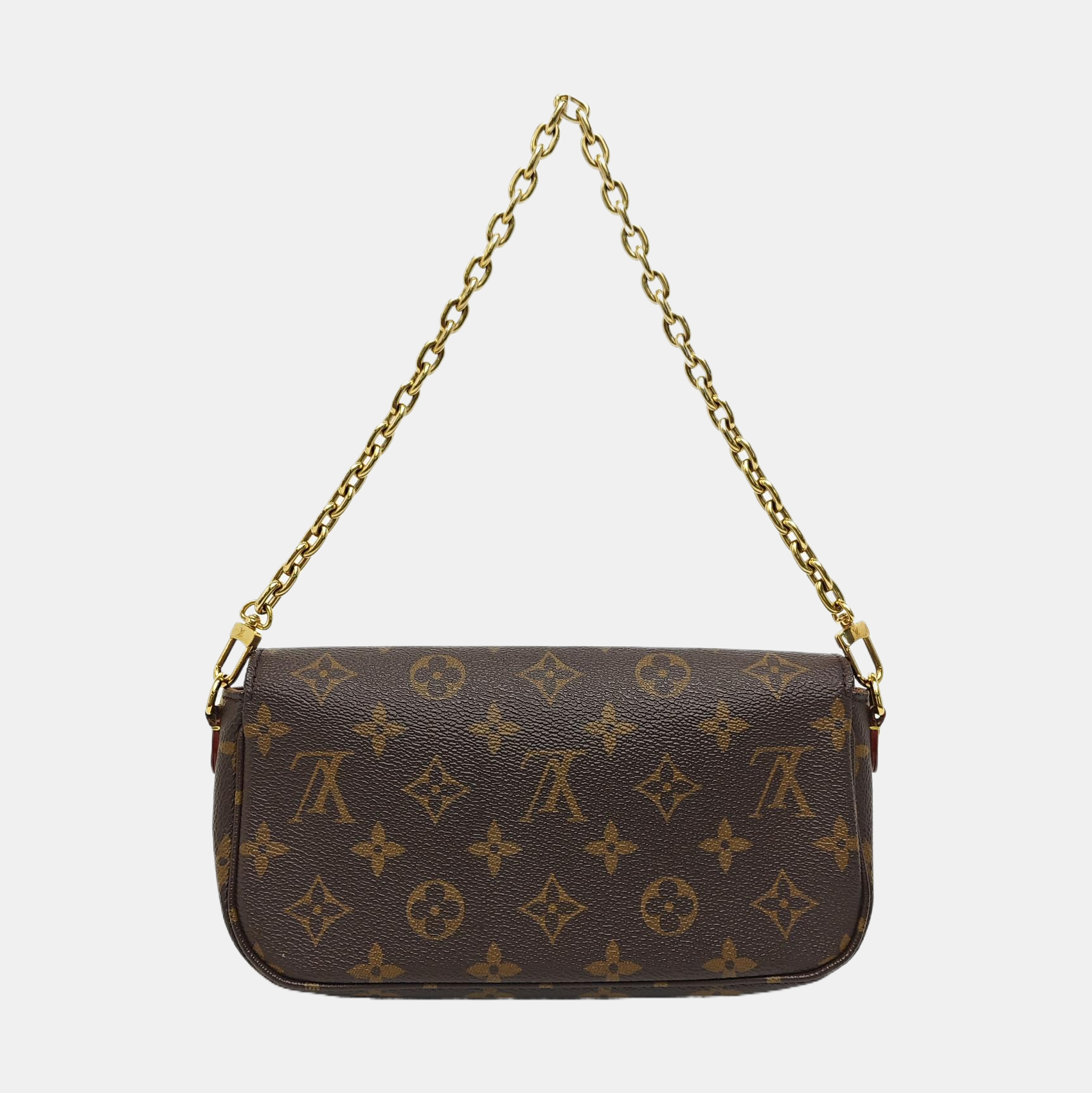IVY Monogram Coated Canvas Brown