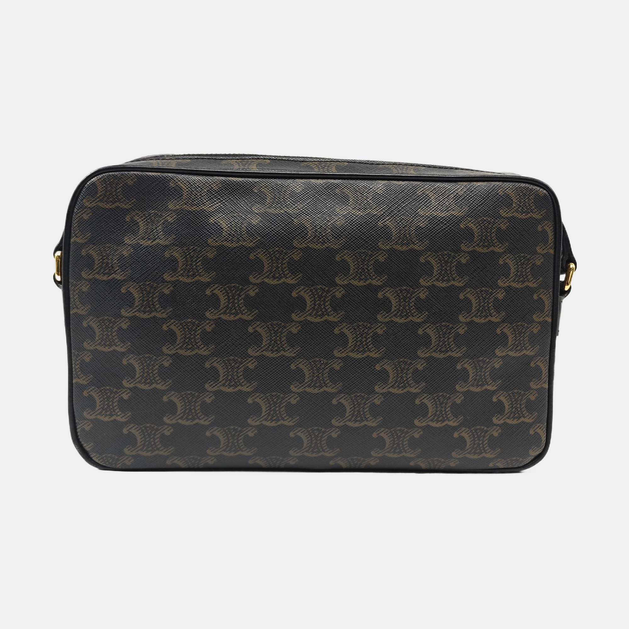 TRIOMPHE Medium Coated Canvas Black