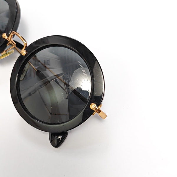 Synthetic Sunglasses Black