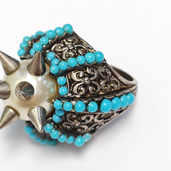 Metal Silver Ring HK 16
