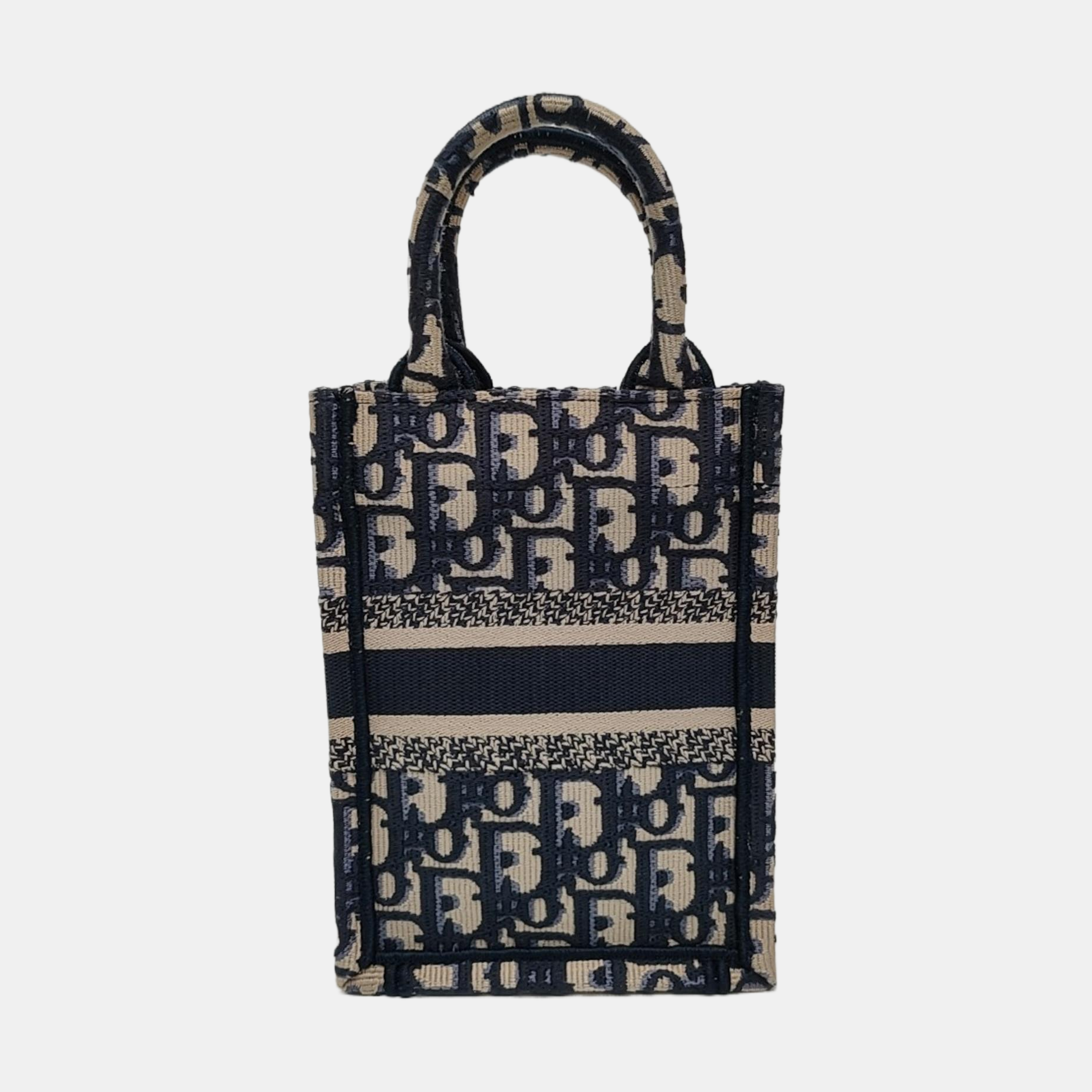 Authenticated pre-owned  Book Tote Mini Canvas Blue - Shoulder Bag at Looply