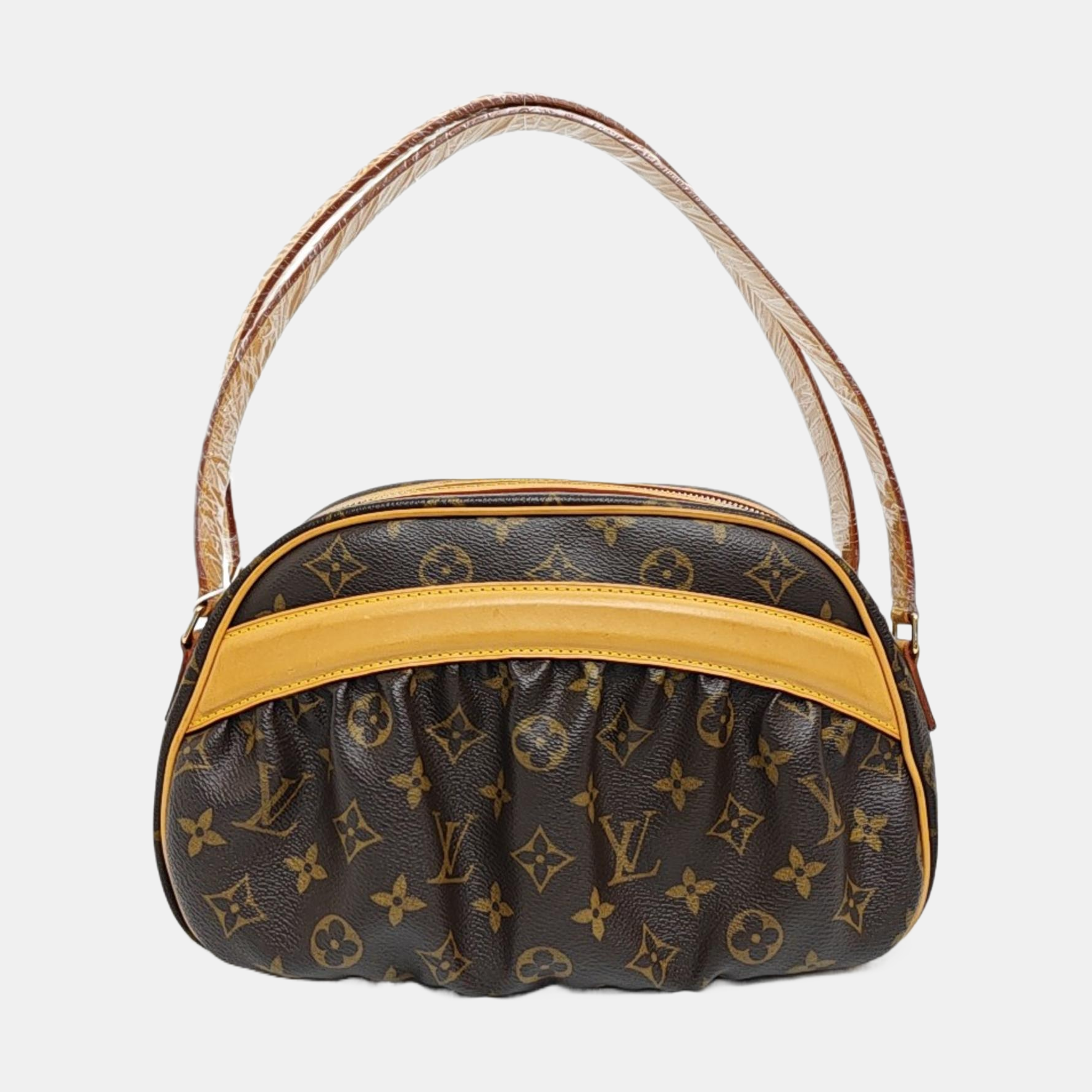 KLARA Monogram Coated Canvas Brown