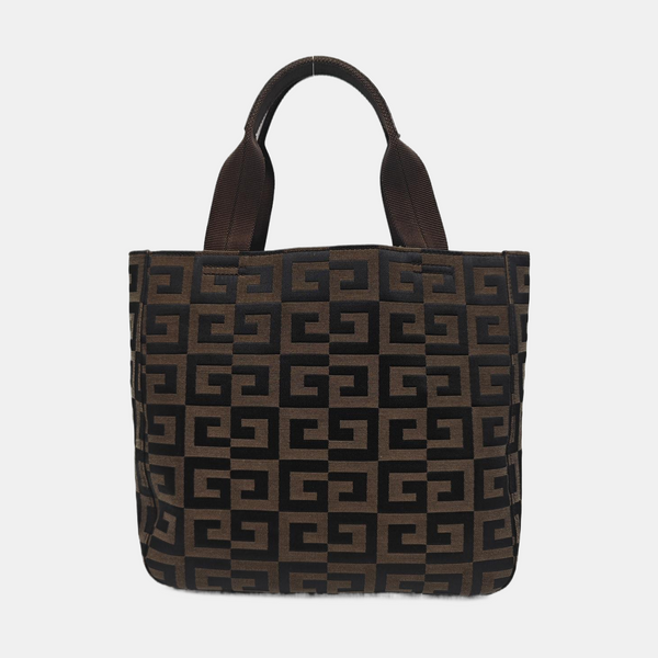 Fabric Tote Bag Brown