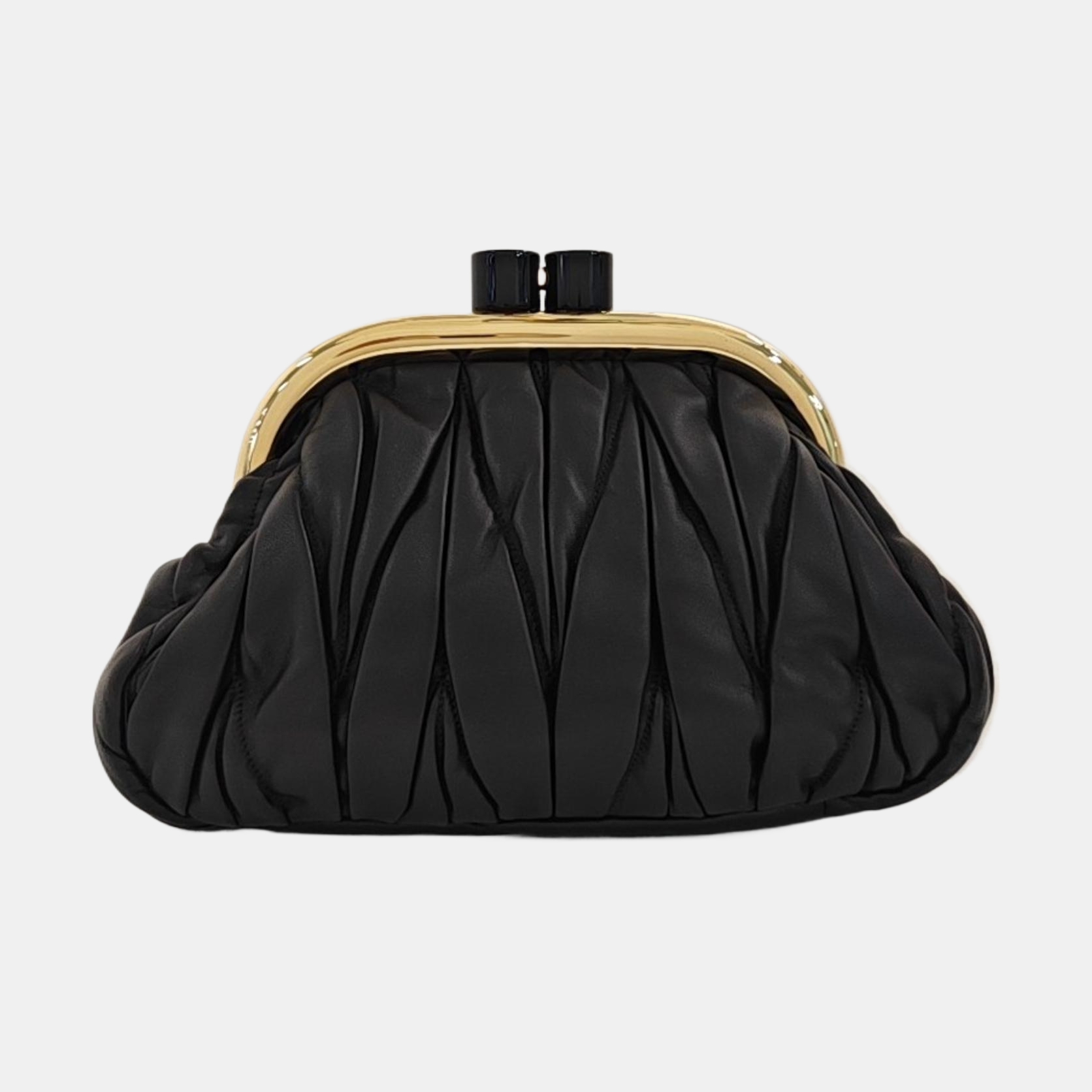 Miu Belle Lambskin Black