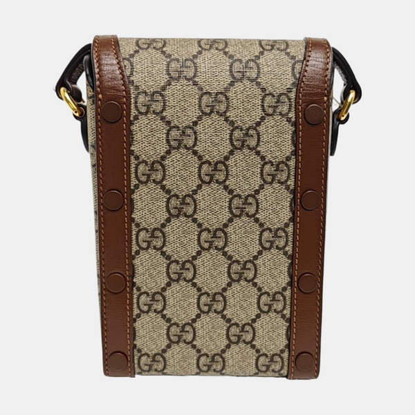 Horsebit 1955 Mini Coated Canvas Beige