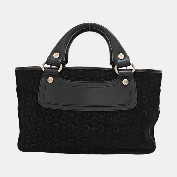 Suede Tote Bag Black