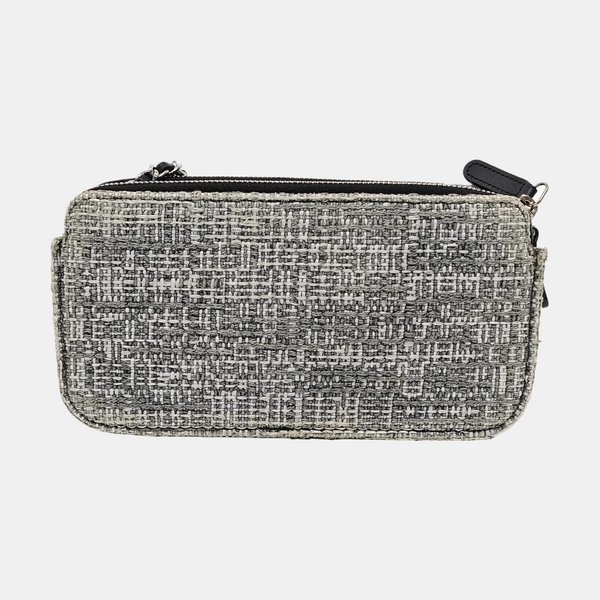 Authenticated pre-owned  DEAUVILLE Fabric Grey - Shoulder Bag at Looply