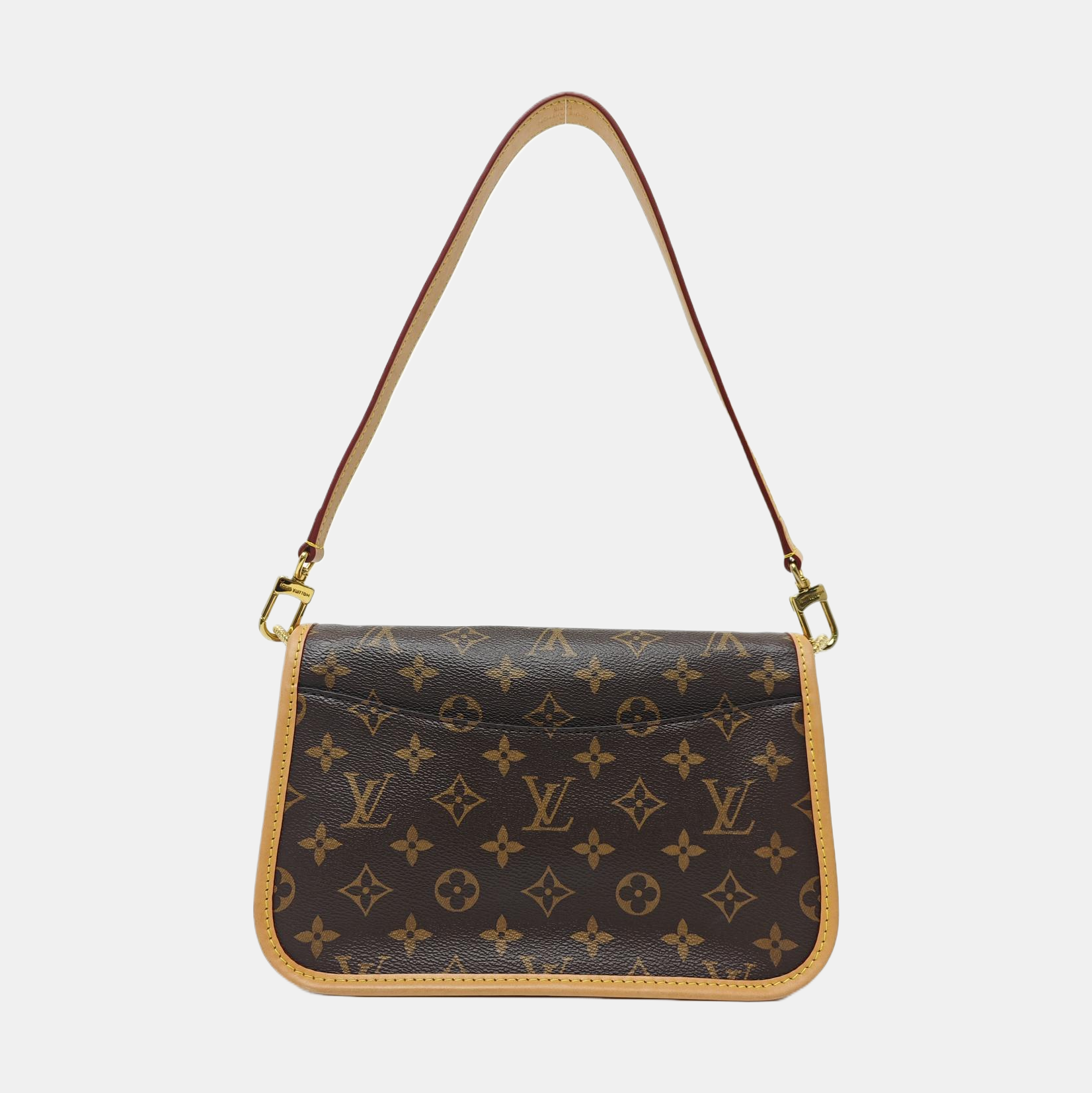 DIANE Monogram Coated Canvas Brown