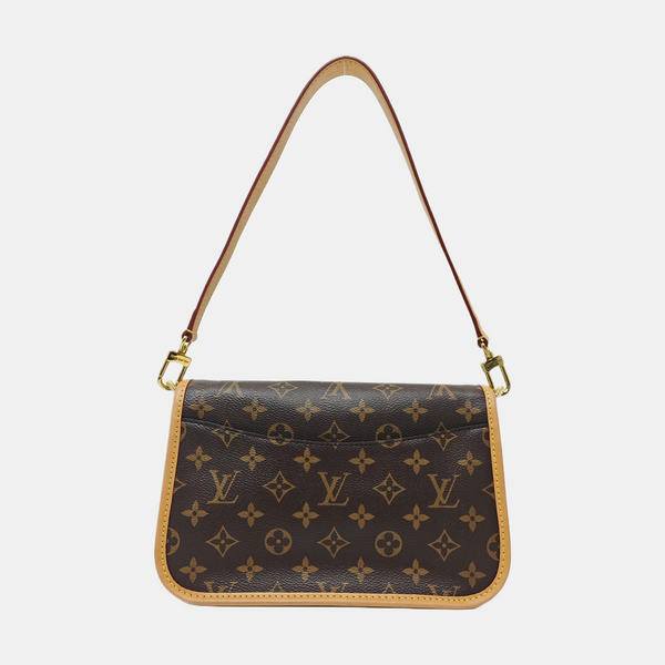 DIANE Monogram Coated Canvas Brown