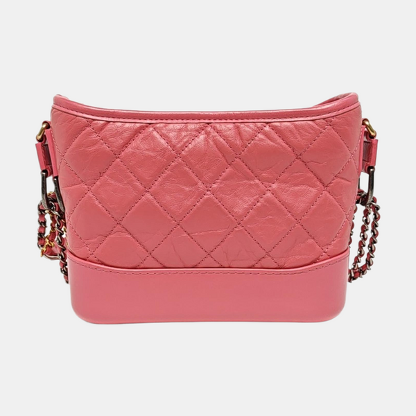 GABRIELLE Small Quilted Calfskin Red