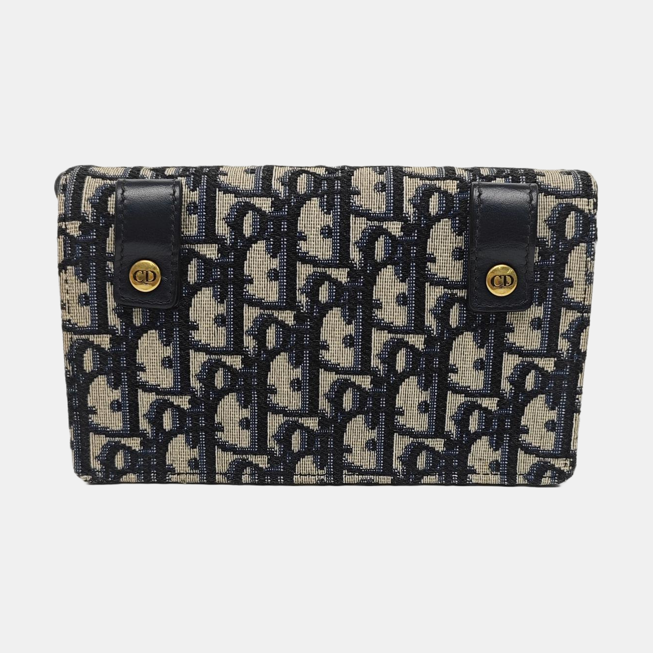 Saddle Mini Oblique Canvas Blue