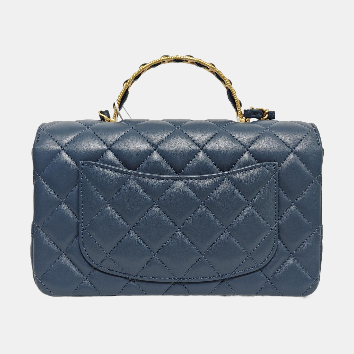 CLASSIC FLAP Mini Quilted Lambskin Blue