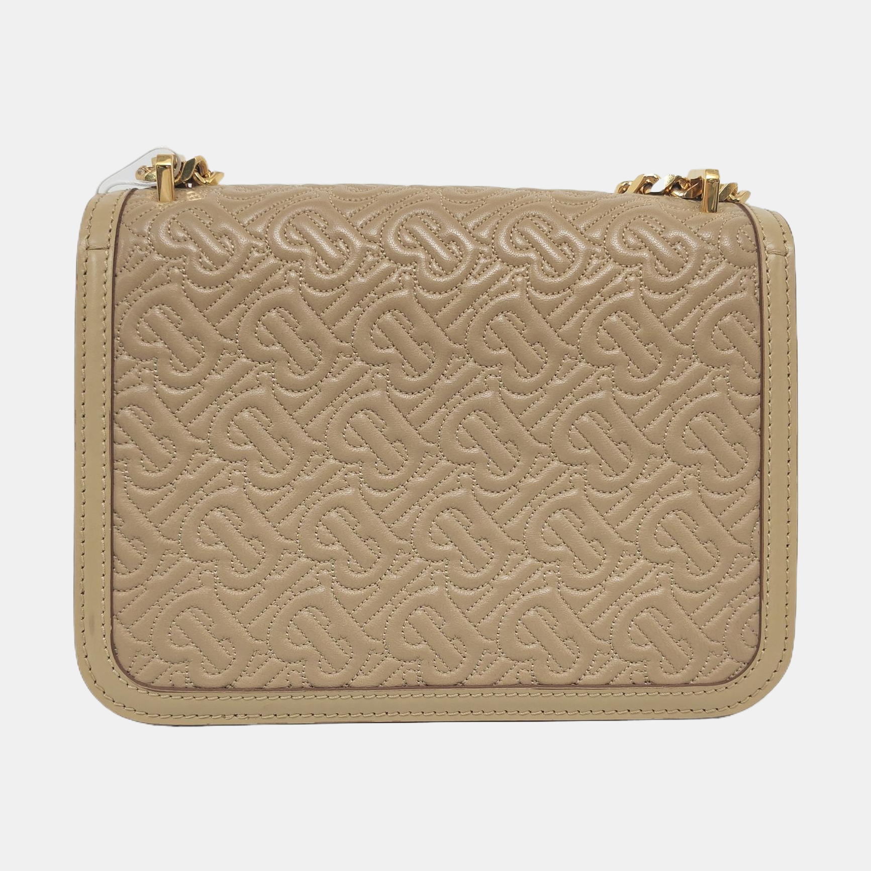 TB Small Lambskin Beige