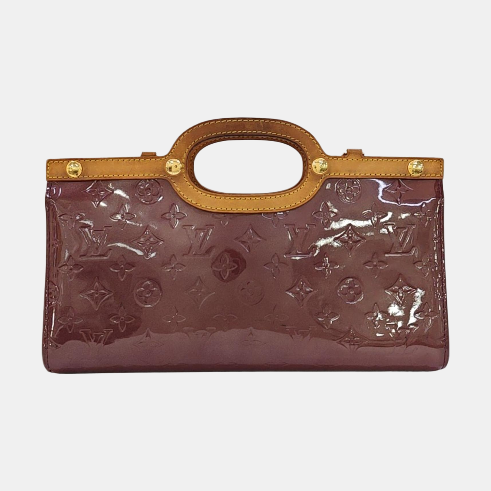 ROXBURY Monogram Patent Leather Red