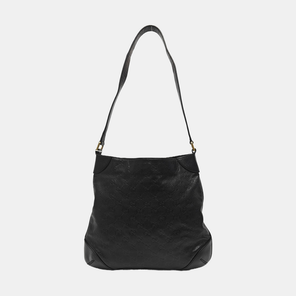 Calfskin Top Handle Bag Black