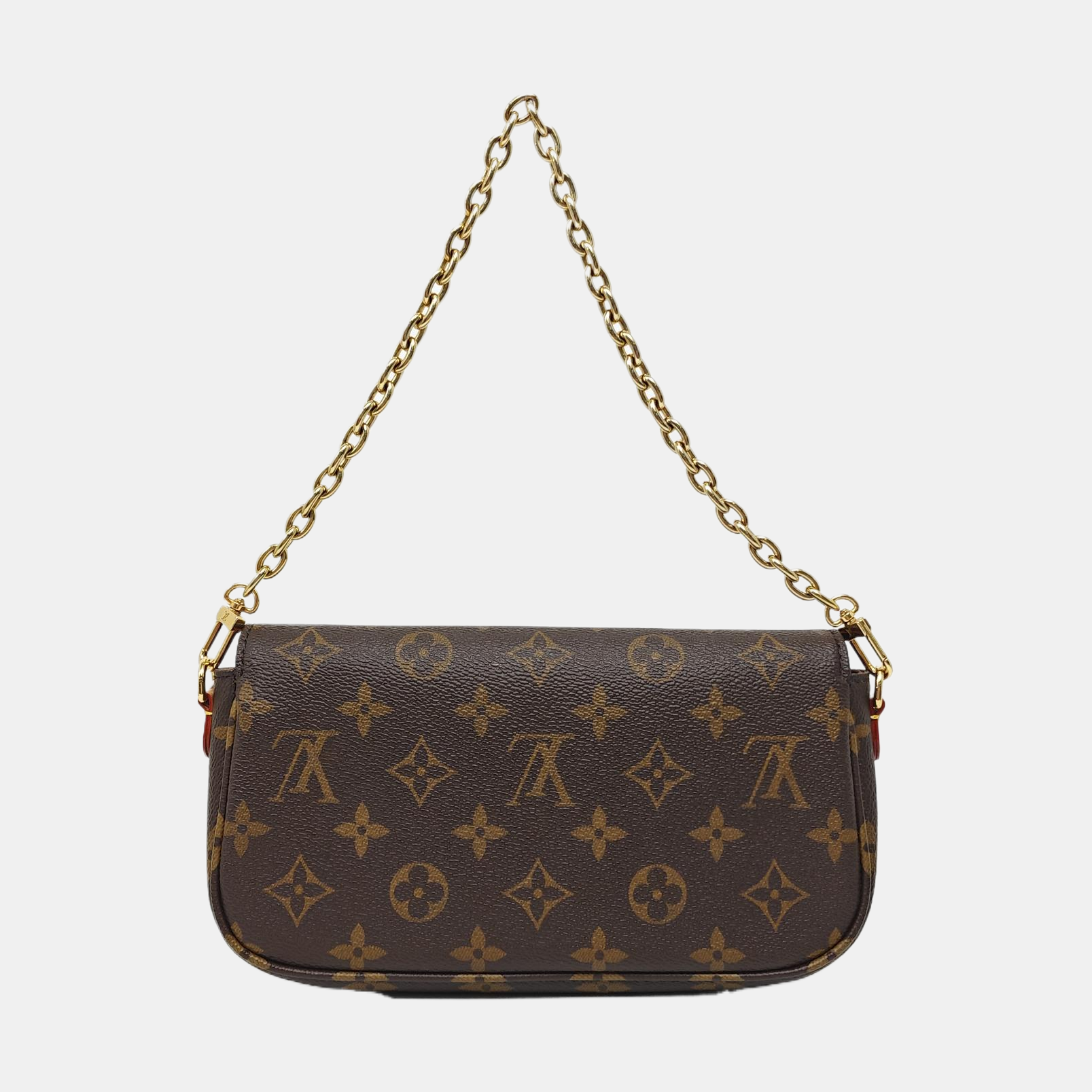 IVY Monogram Coated Canvas Brown