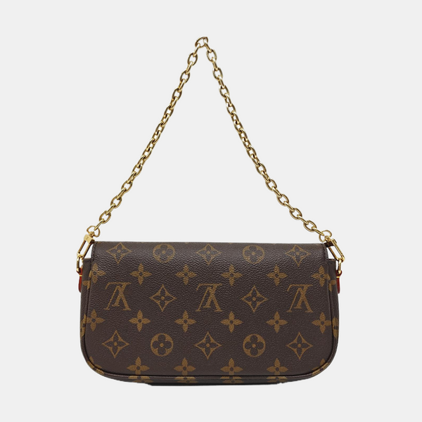 IVY Monogram Coated Canvas Brown