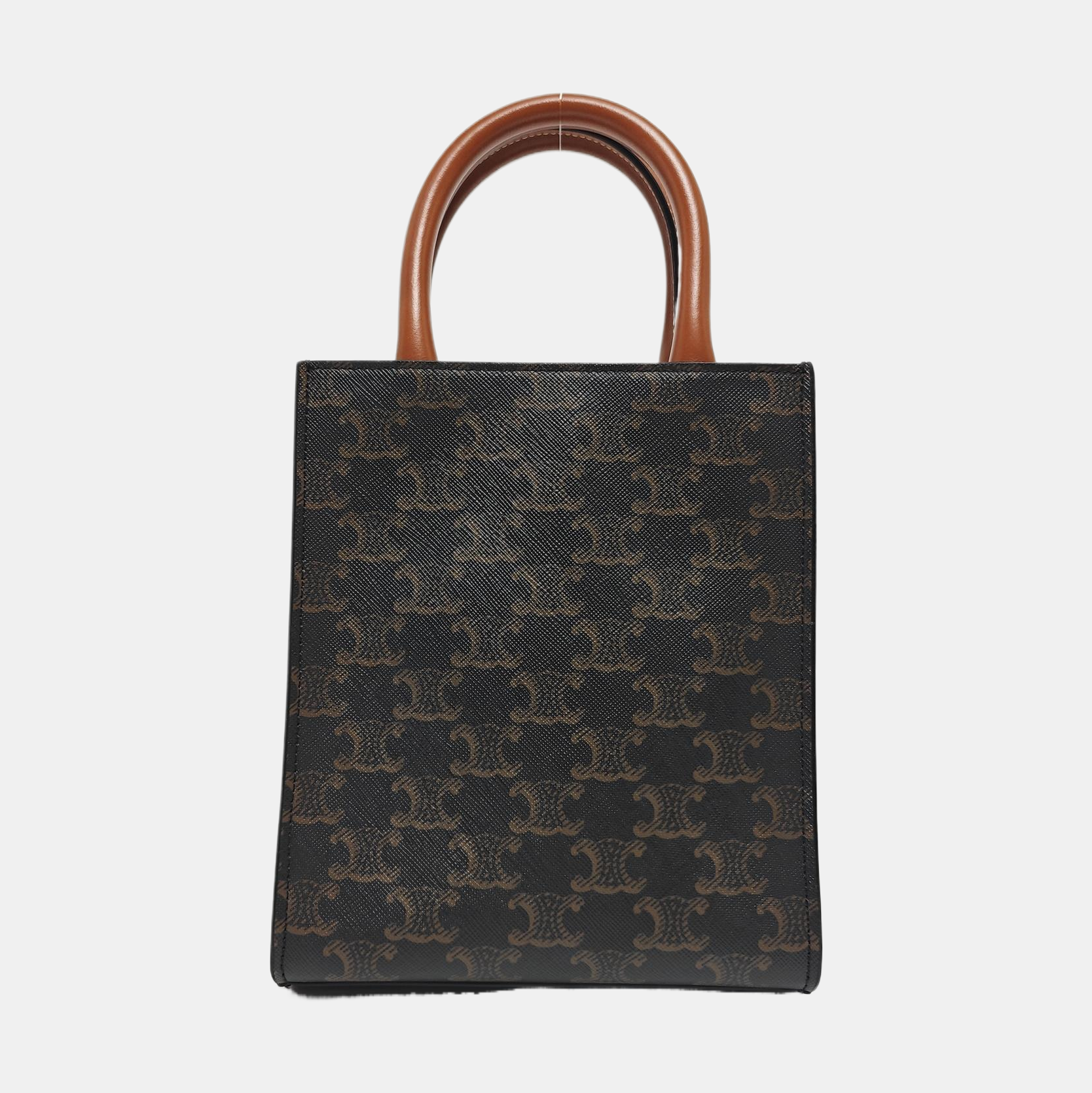 CABAS CELINE Mini Coated Canvas Brown
