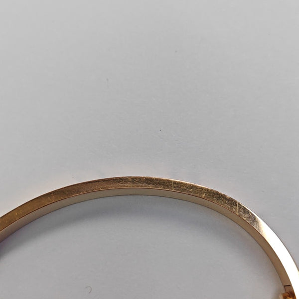LOVE 18k Rose Gold Bangle