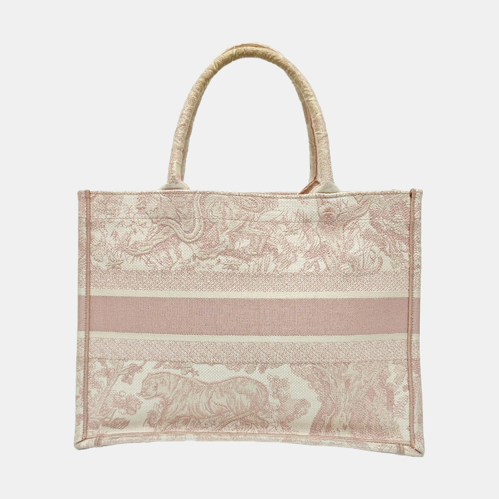 Book Tote Medium Canvas Pink
