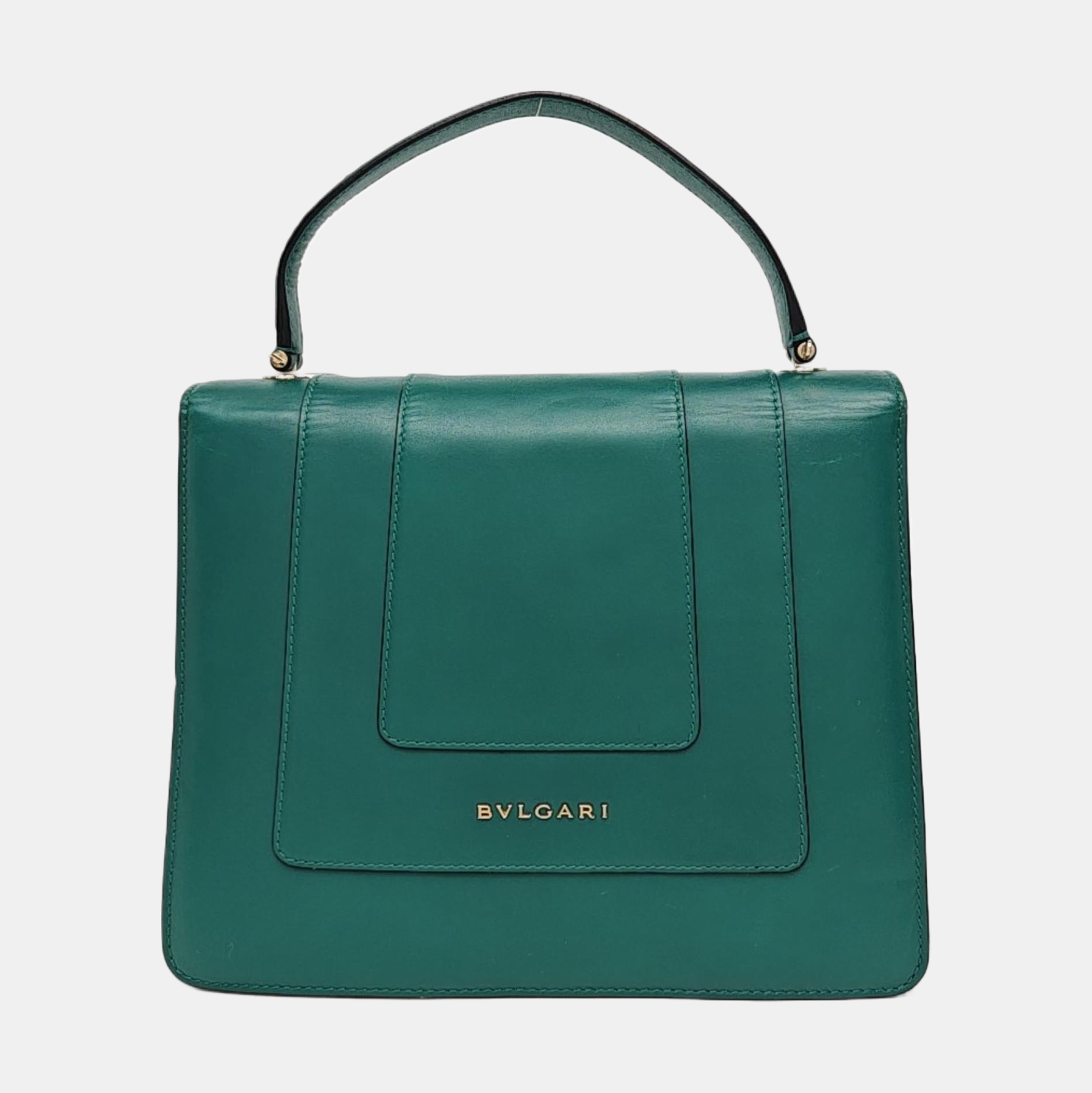 SERPENTI FOREVER Medium Calfskin Green