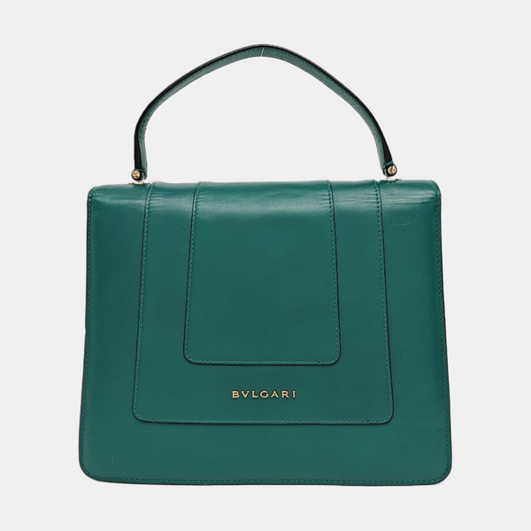 SERPENTI FOREVER Medium Calfskin Green