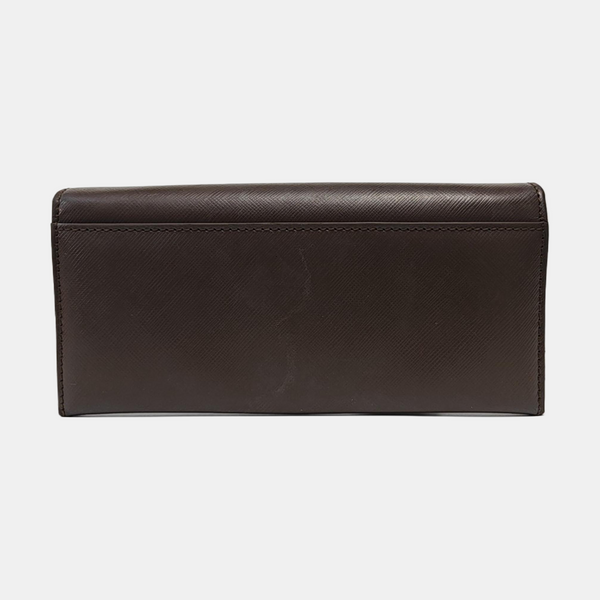 Ginny Calfskin Brown Wallet