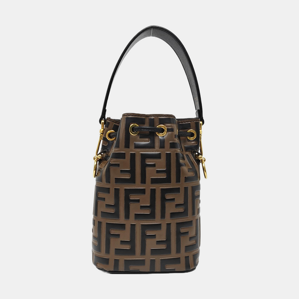 Mon Tresor Mini Monogram Calfskin Brown